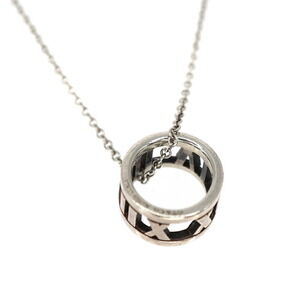 TIFFANY Co Atlas Necklace Silver Jewelry Accessory Kantei kyoku Kasugai
